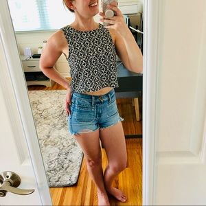 One Clothing Floral Crop Top